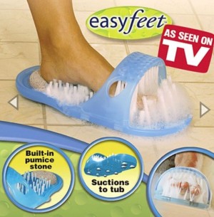 Тапочка для массажа и пилинга ступней "EasyFeet", 1 шт