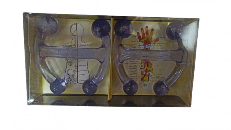 МАССАЖЕР ДЛЯ ТЕЛА ПЛАСТИК 2 ШТ/УП 