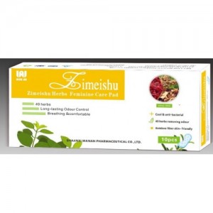 Прокладки "Zimeishu Herbs Feminine Care Pads" 10шт.в упаковке