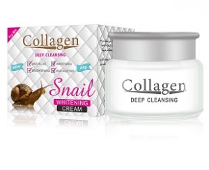 КРЕМ ДЛЯ ЛИЦА COLLAGEN SNAIL УЛИТКА+КОЛЛАГЕН ГЛУБОКОЕ УВЛАЖНЕНИЕ, ПРОТИВ СТАЕНИЯ ,80 ГР